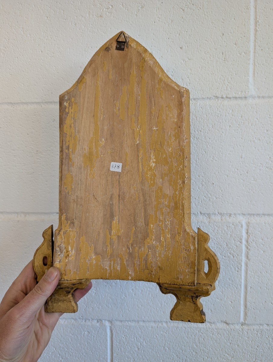 Elemento ligneo dorato da altare – XVIII secolo-photo-3