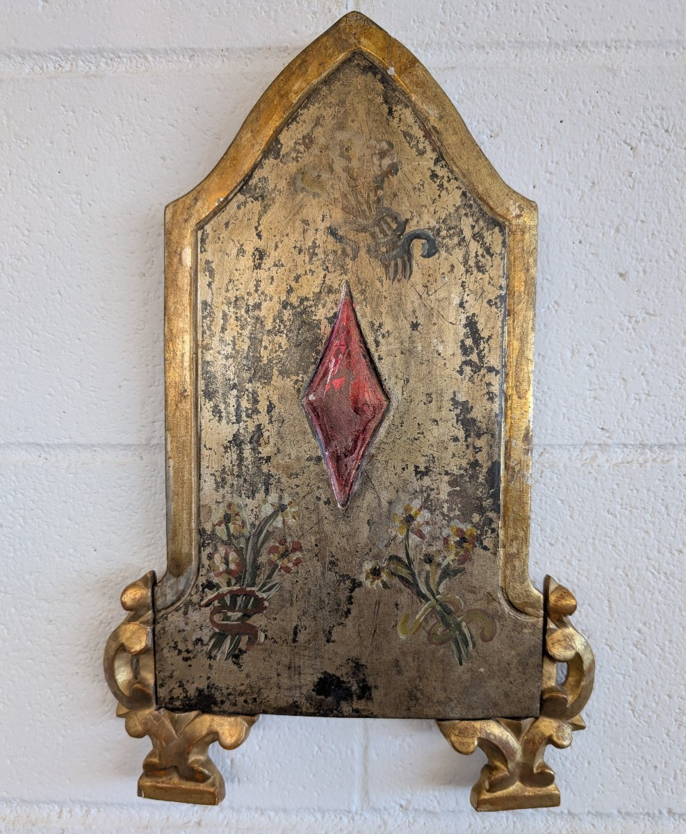 Elemento ligneo dorato da altare – XVIII secolo