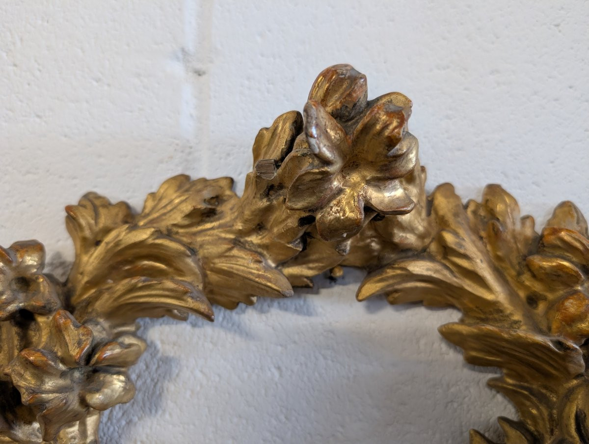 Fregio rococò in legno dorato – inizi XVIII secolo-photo-2