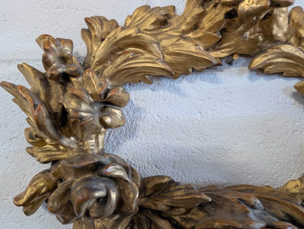 Fregio rococò in legno dorato – inizi XVIII secolo-photo-4