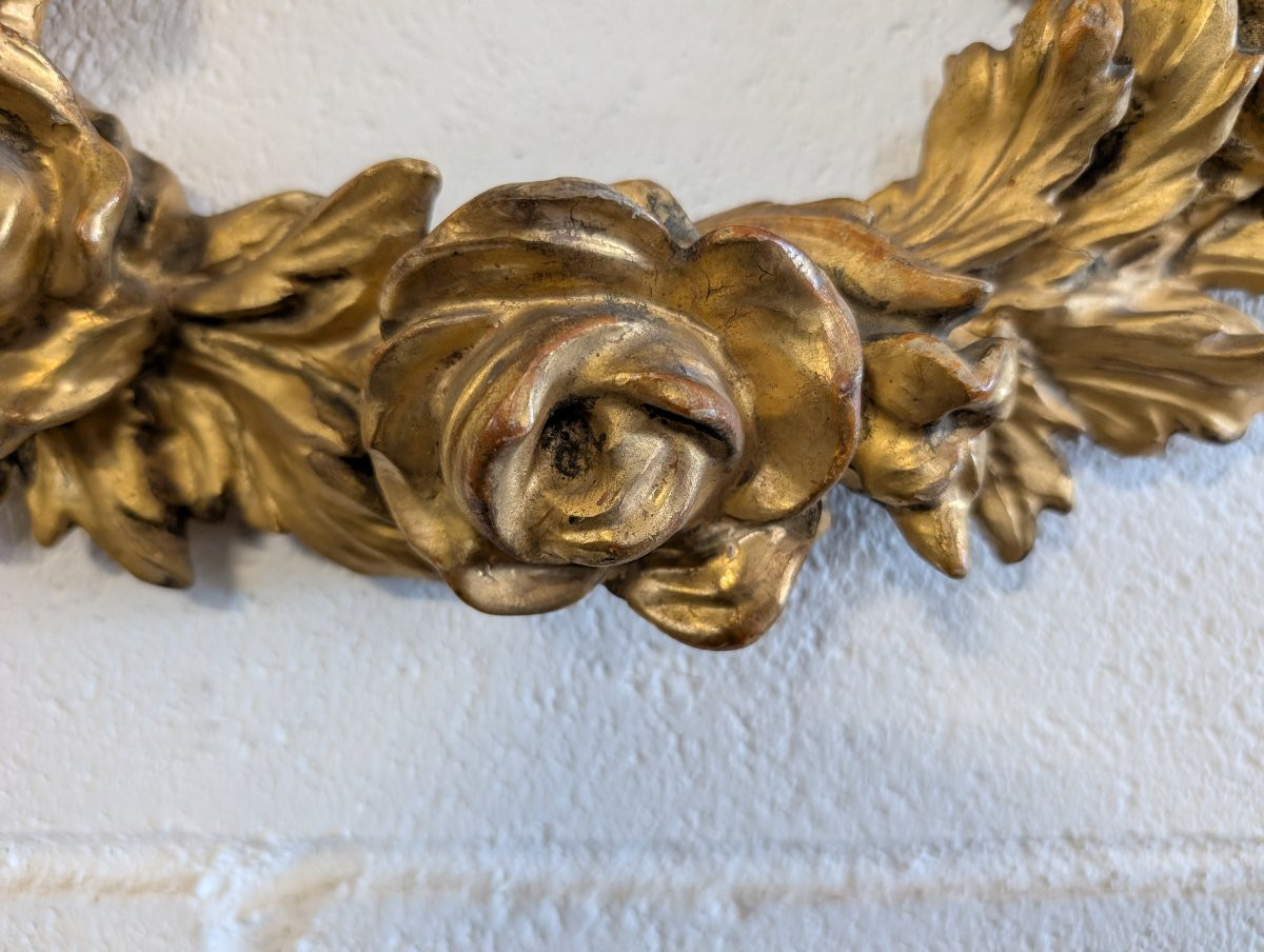 Fregio rococò in legno dorato – inizi XVIII secolo-photo-1