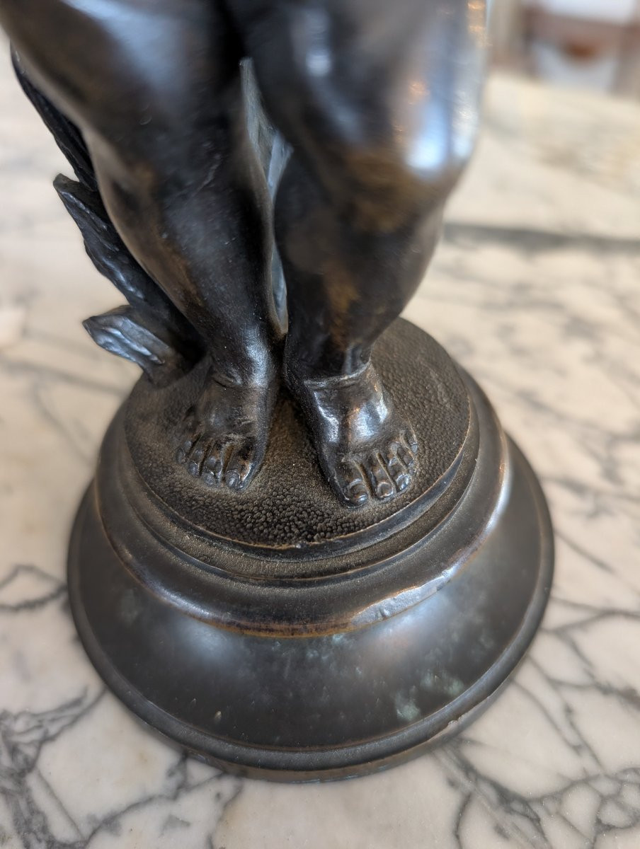 Scultura in bronzo con contenitore – Fine XIX secolo-photo-3