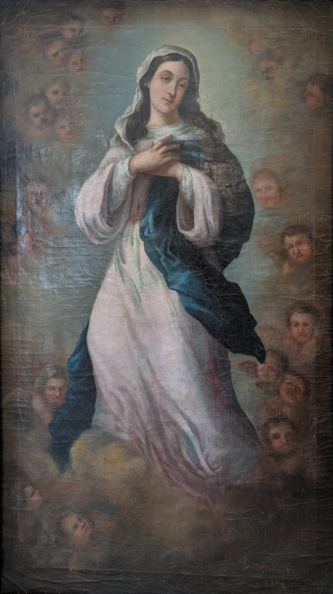 Dipinto raffigurante l’Immacolata Concezione