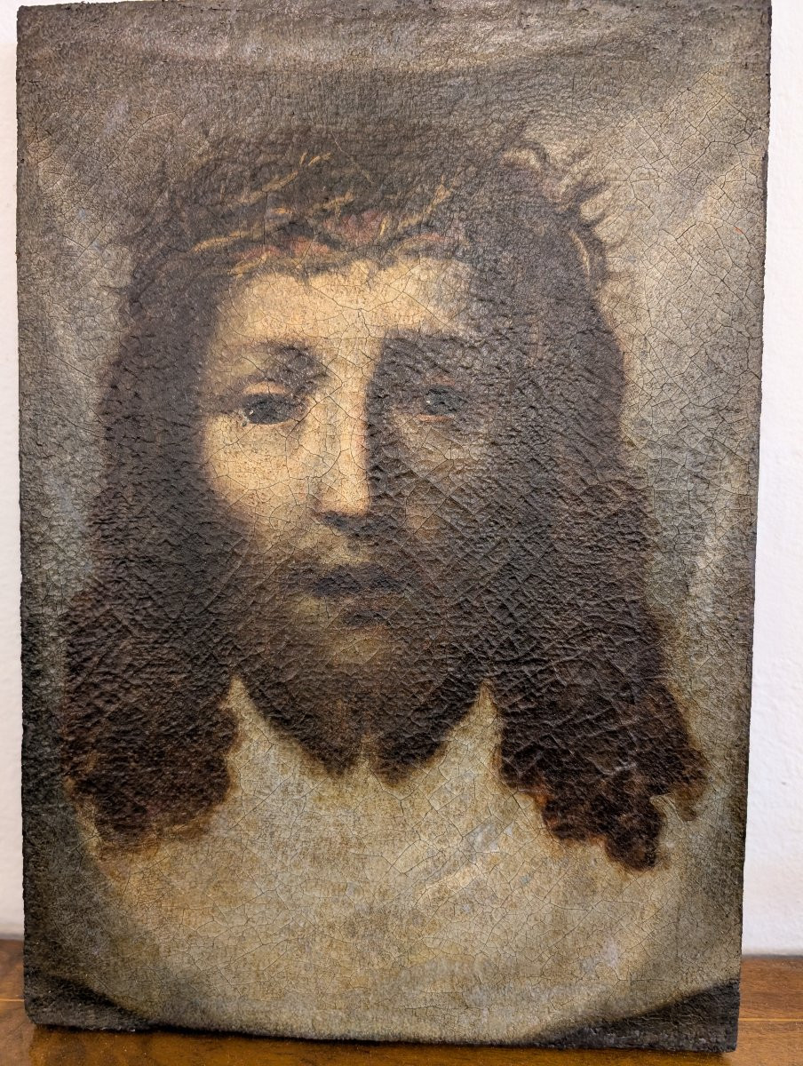 Scuola italiana, fine XVII – inizi XVIII secolo Cristo coronato di spine-photo-2