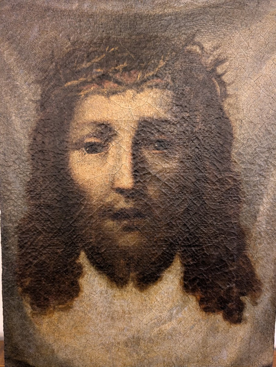 Scuola italiana, fine XVII – inizi XVIII secolo Cristo coronato di spine-photo-4