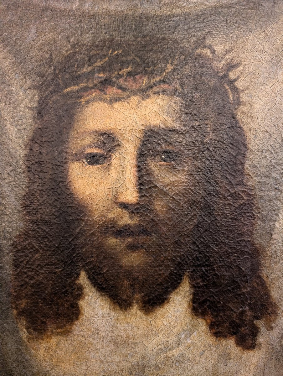 Scuola italiana, fine XVII – inizi XVIII secolo Cristo coronato di spine-photo-4