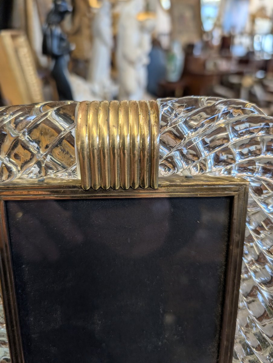 Cornice da tavolo per ritratto fotografico – Seguso Vetri d’Arte Murano, anni ’50-photo-2