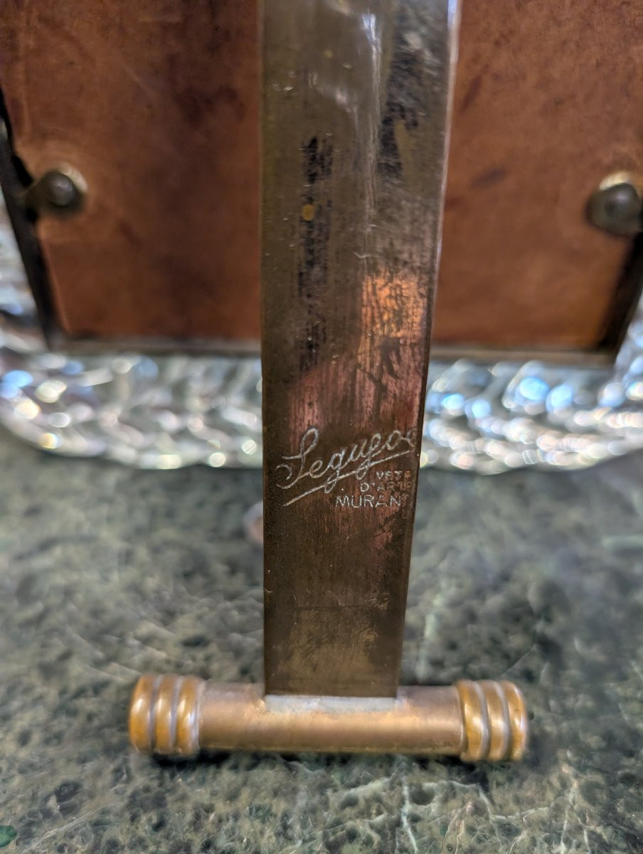 Cornice da tavolo per ritratto fotografico – Seguso Vetri d’Arte Murano, anni ’50-photo-4