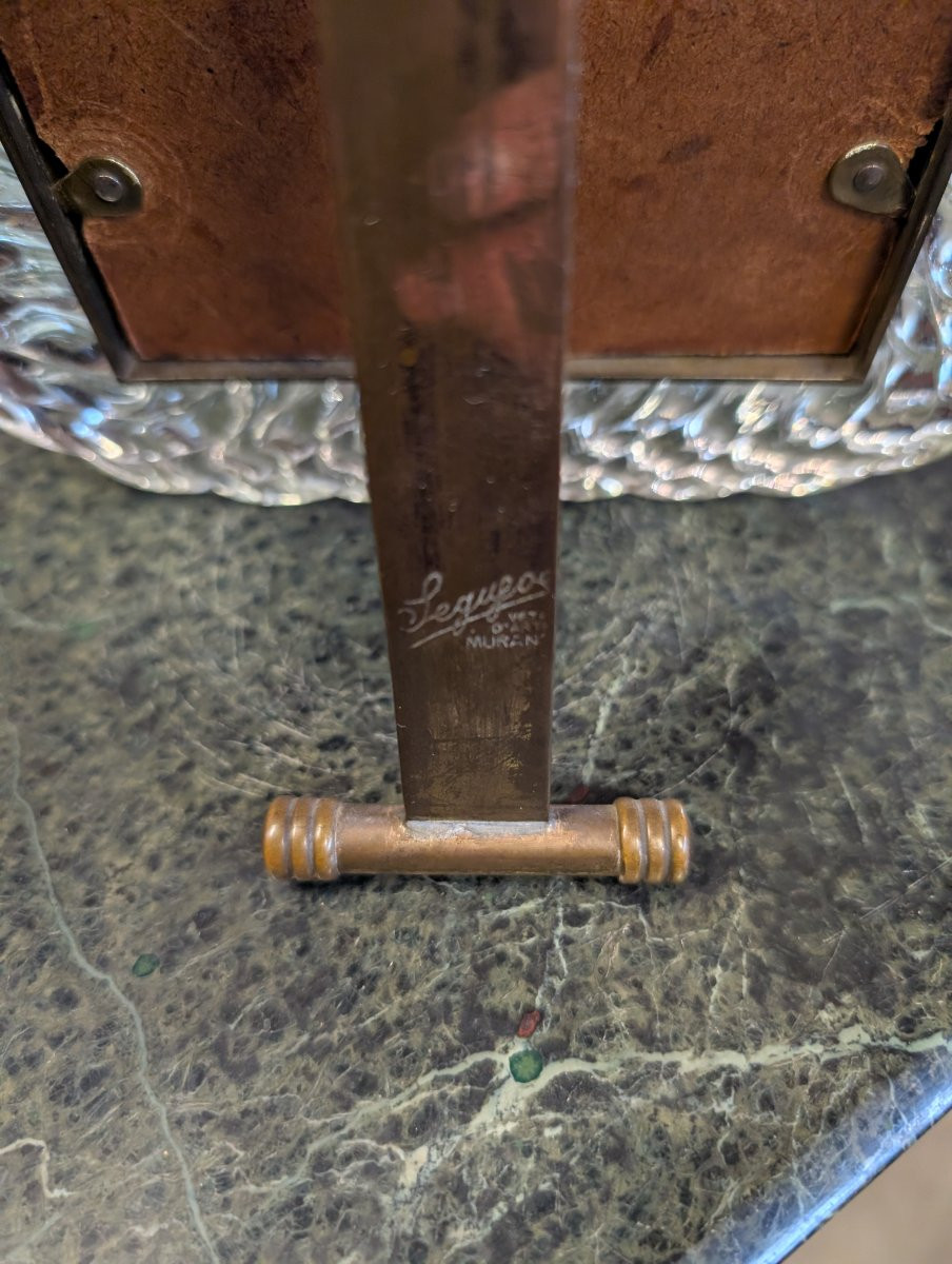 Cornice da tavolo per ritratto fotografico – Seguso Vetri d’Arte Murano, anni ’50-photo-5