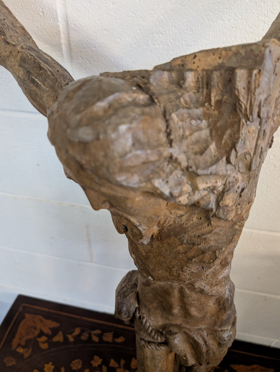 Cristo crocifisso in legno scolpito-photo-2