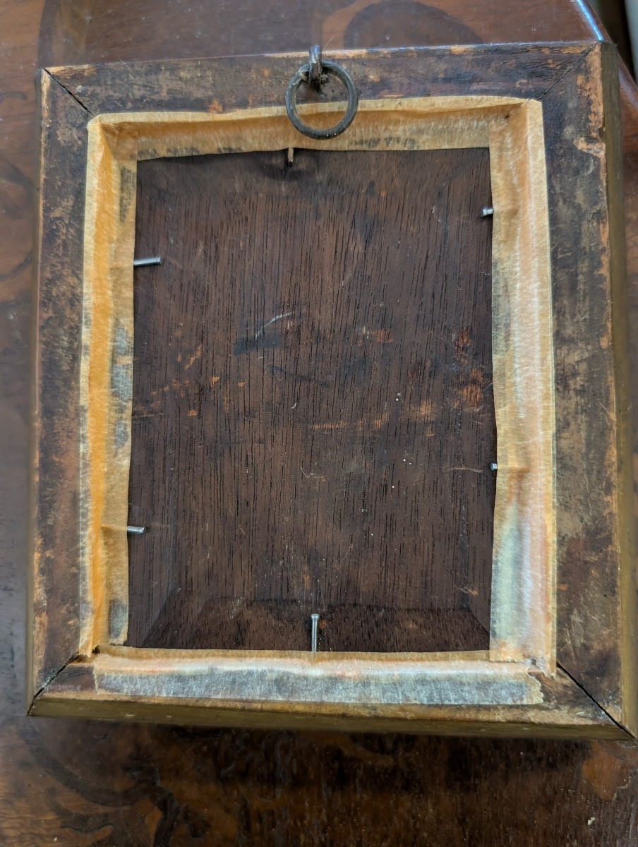 Madonna dell’Attesa con Sant’Anna – olio su tela applicata su tavola, fine XVIII secolo-photo-4