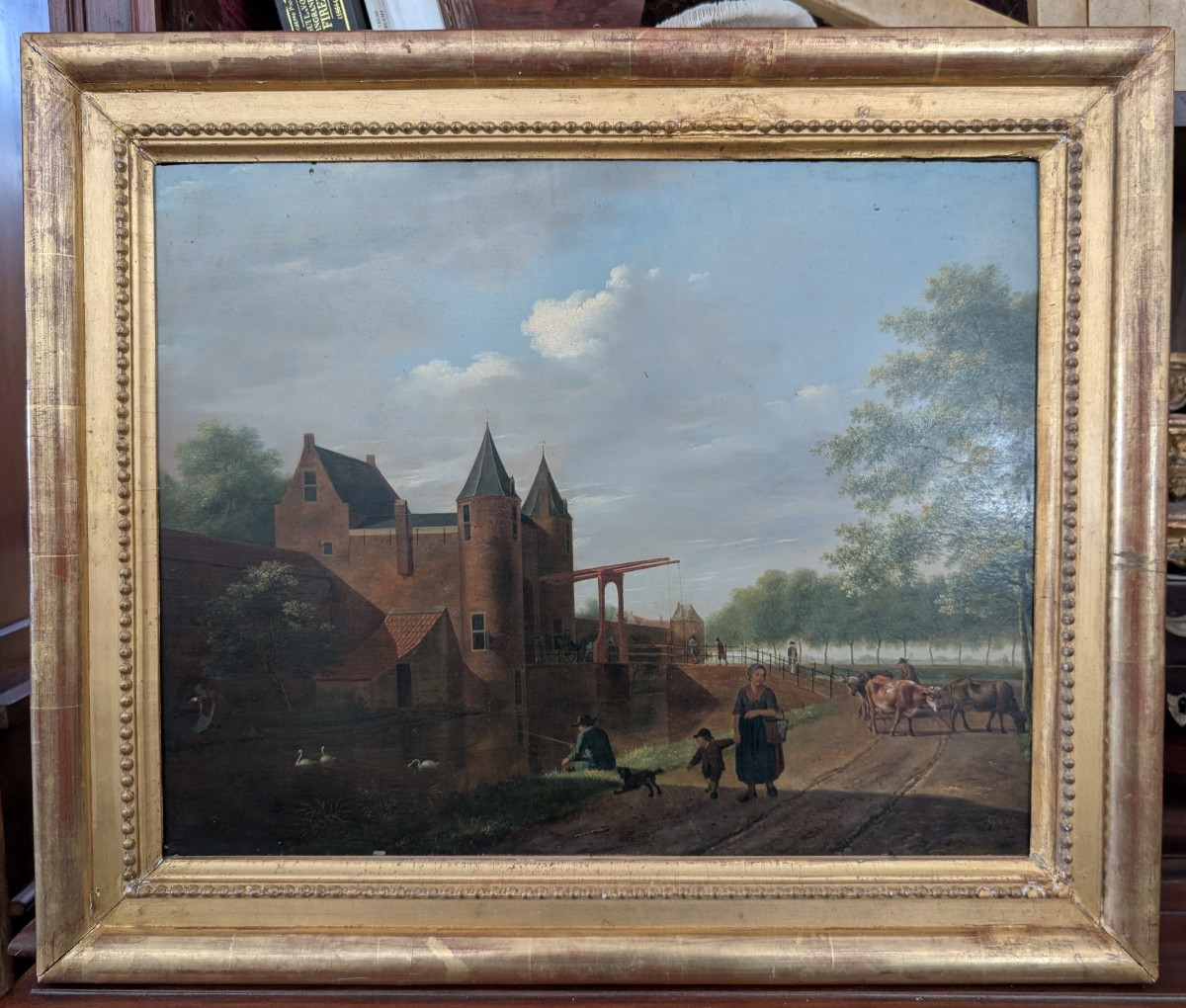 Paesaggio con figure e bestiame, Pieter Gerardus van Os-photo-2