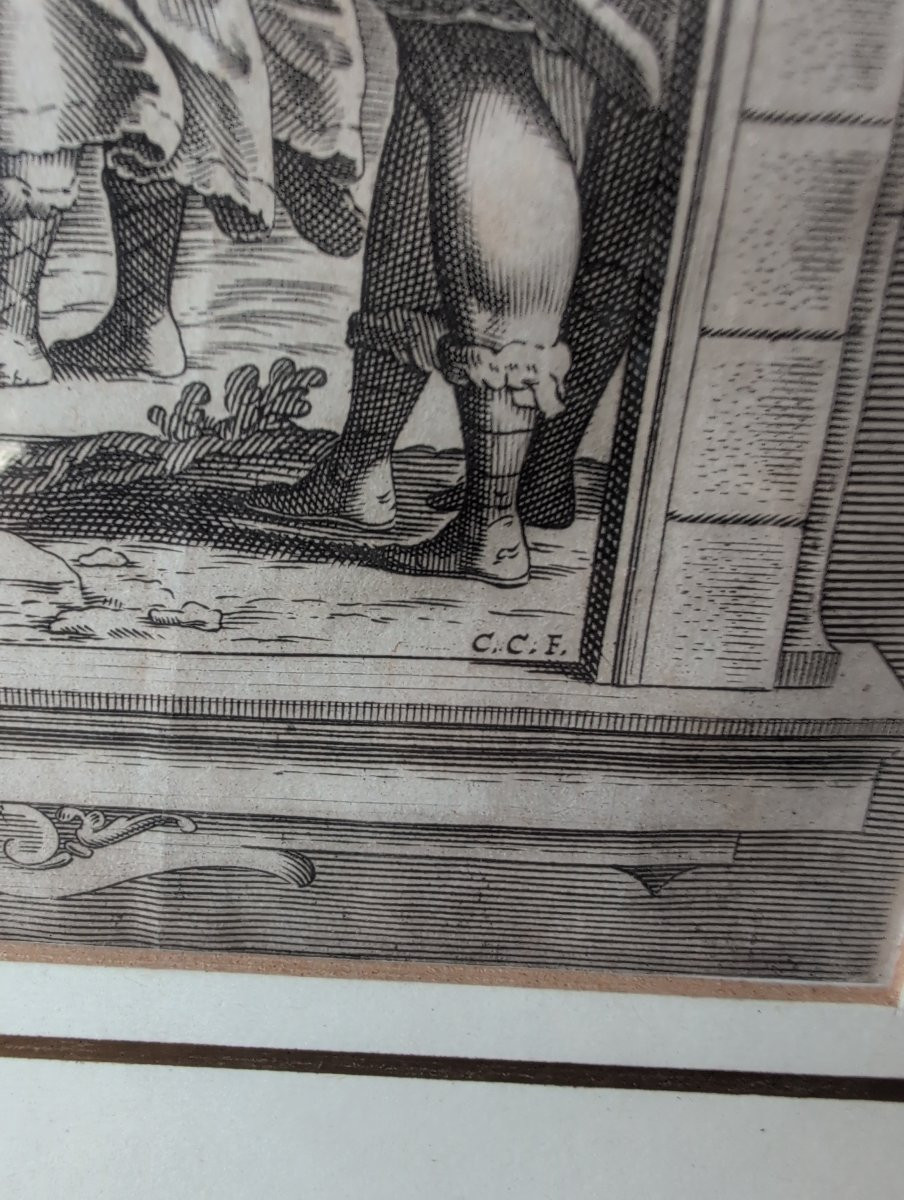 Suite di quattro incisioni dalla Gerusalemme Liberata di Tasso – Bernardo Castello, XVIII secol-photo-4