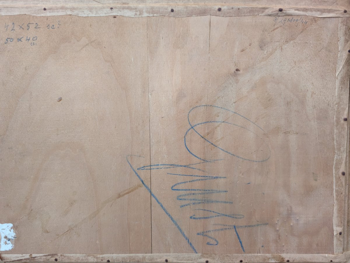 Renato Natali, scena innevata con carrozza, anni ’60-photo-4