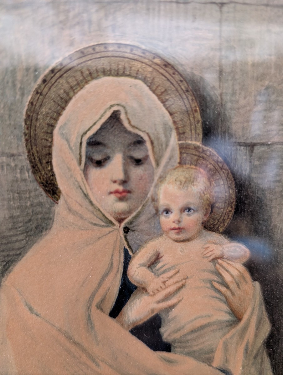 Cesare Jamucci (1904) Madonna Dell’Olivo Acquerello-photo-2