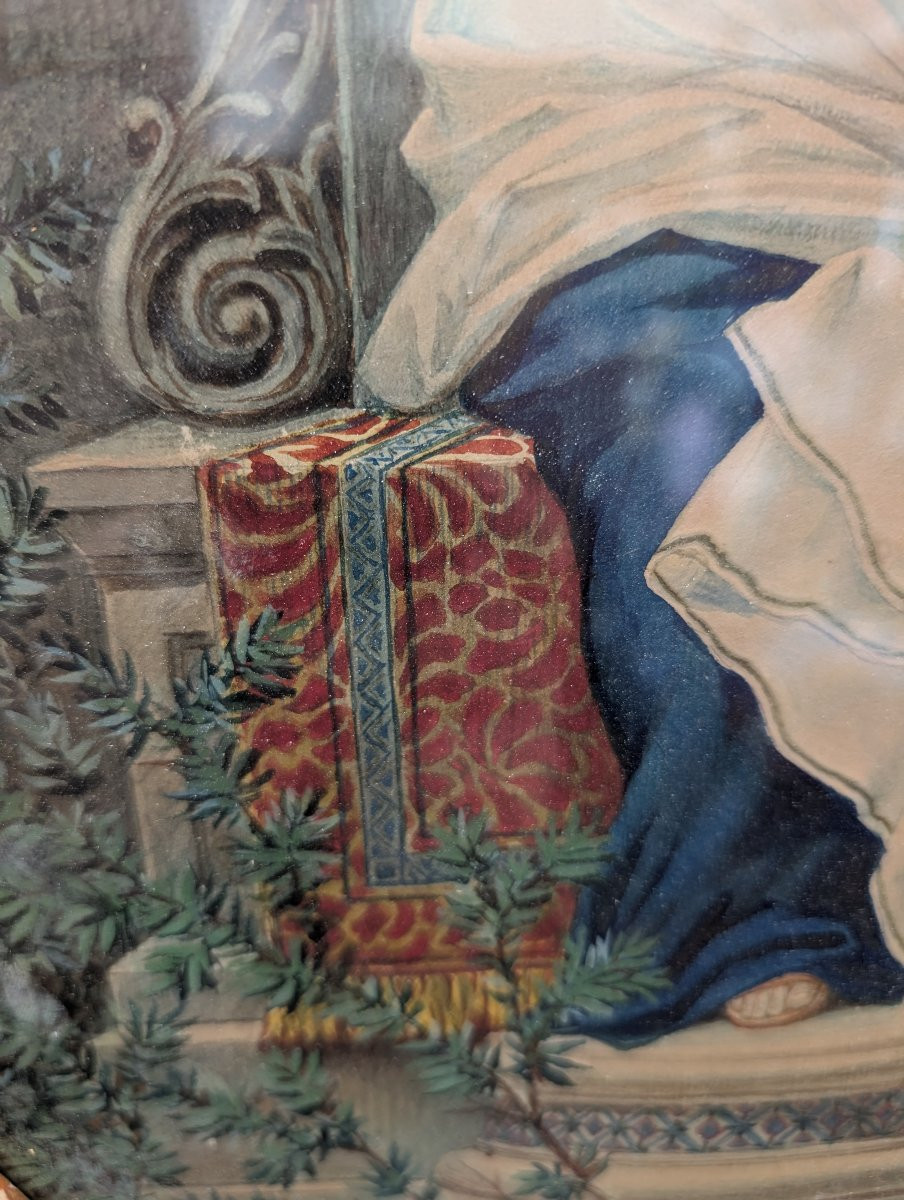 Cesare Jamucci (1904) Madonna Dell’Olivo Acquerello-photo-1