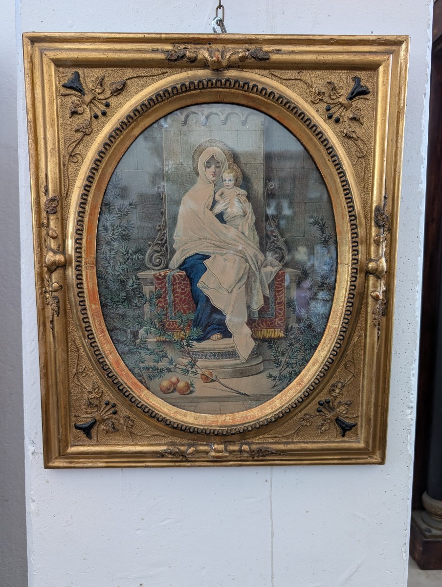 Cesare Jamucci (1904) Madonna Dell’Olivo Acquerello-photo-8