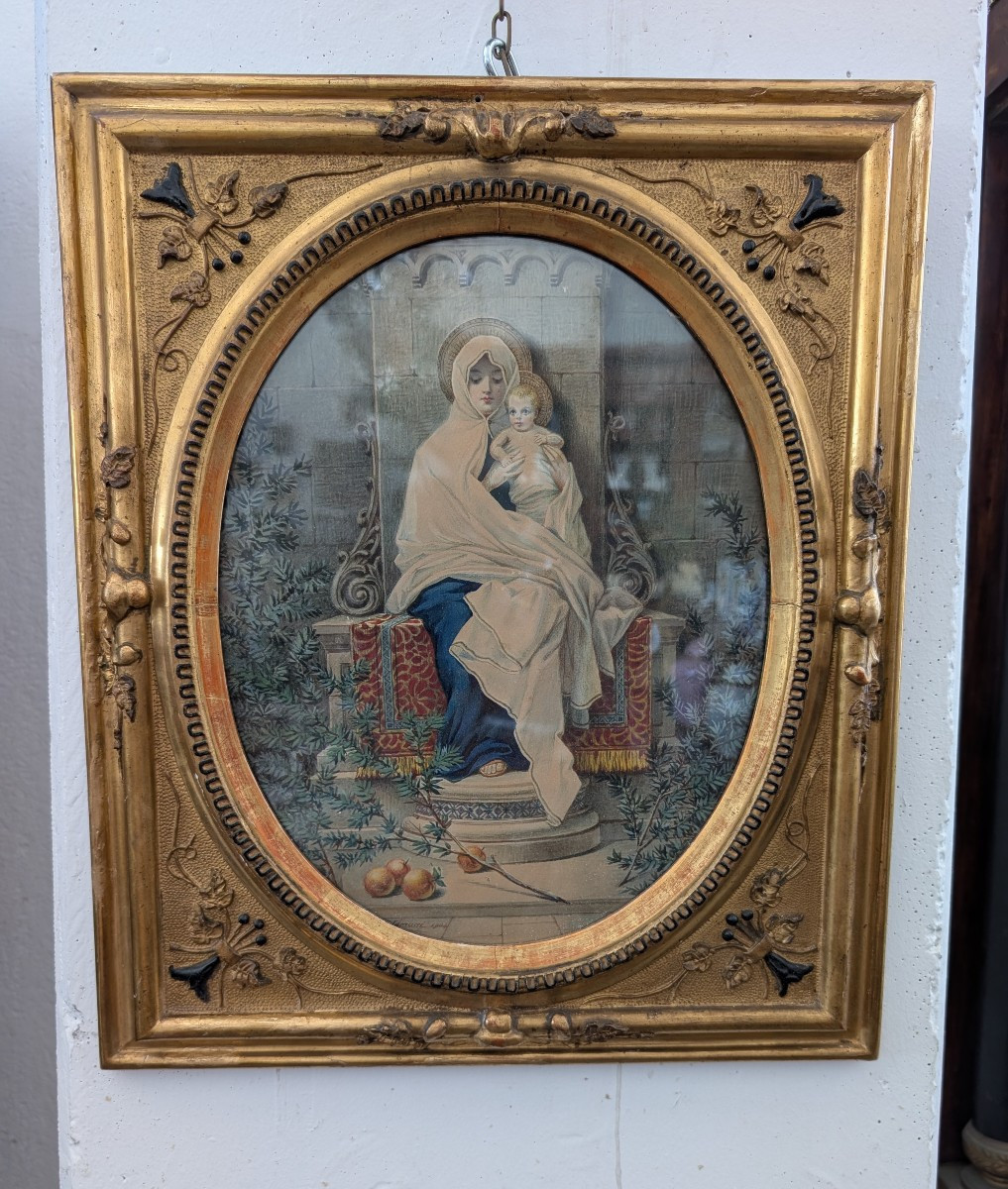 Cesare Jamucci (1904) Madonna Dell’Olivo Acquerello