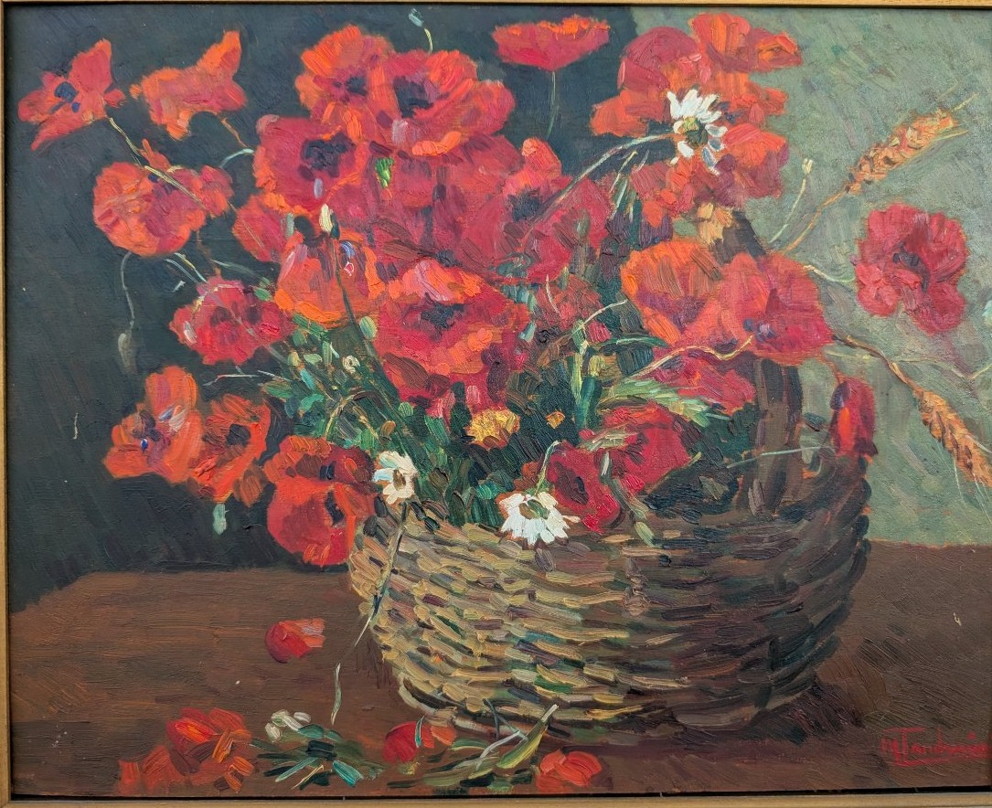 Mario Tamburini (1914-1989) – Natura Morta Ai Papaveri, 1968