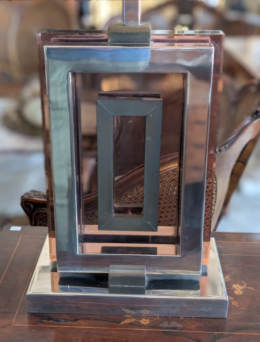 Lampada Da Credenza Romeo Rega In Acciaio, Ottone E Plexiglass – Anni '70-photo-6