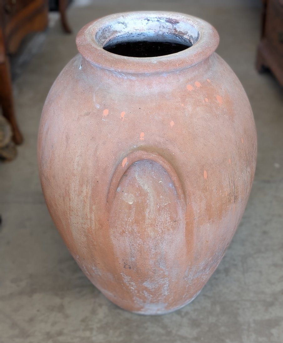 Orcio Da Olio Toscano In Terracotta Dell'Impruneta – Primi Dell'Ottocento-photo-4
