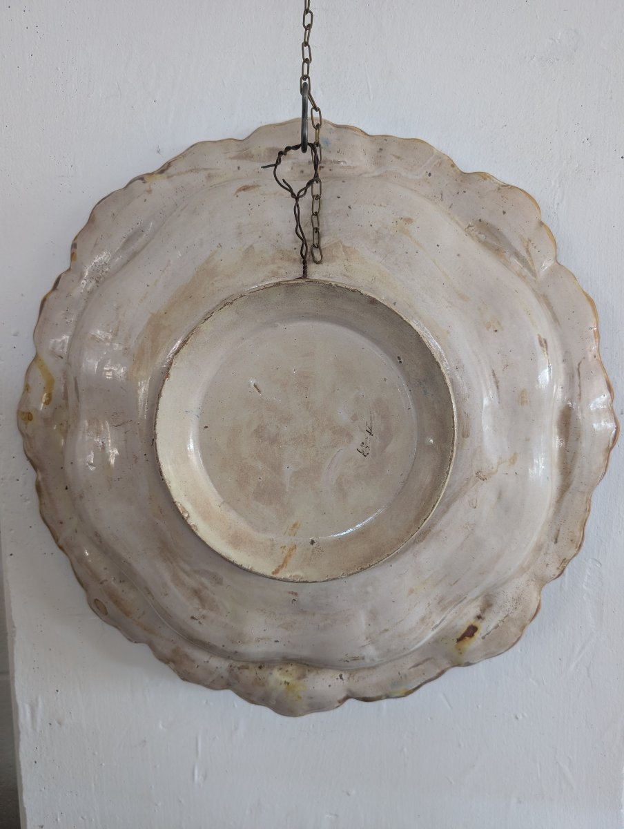 Grande Piatto Decorativo Al Lustro del Centro Italia, Fine XIX – Inizi XX Secolo-photo-5