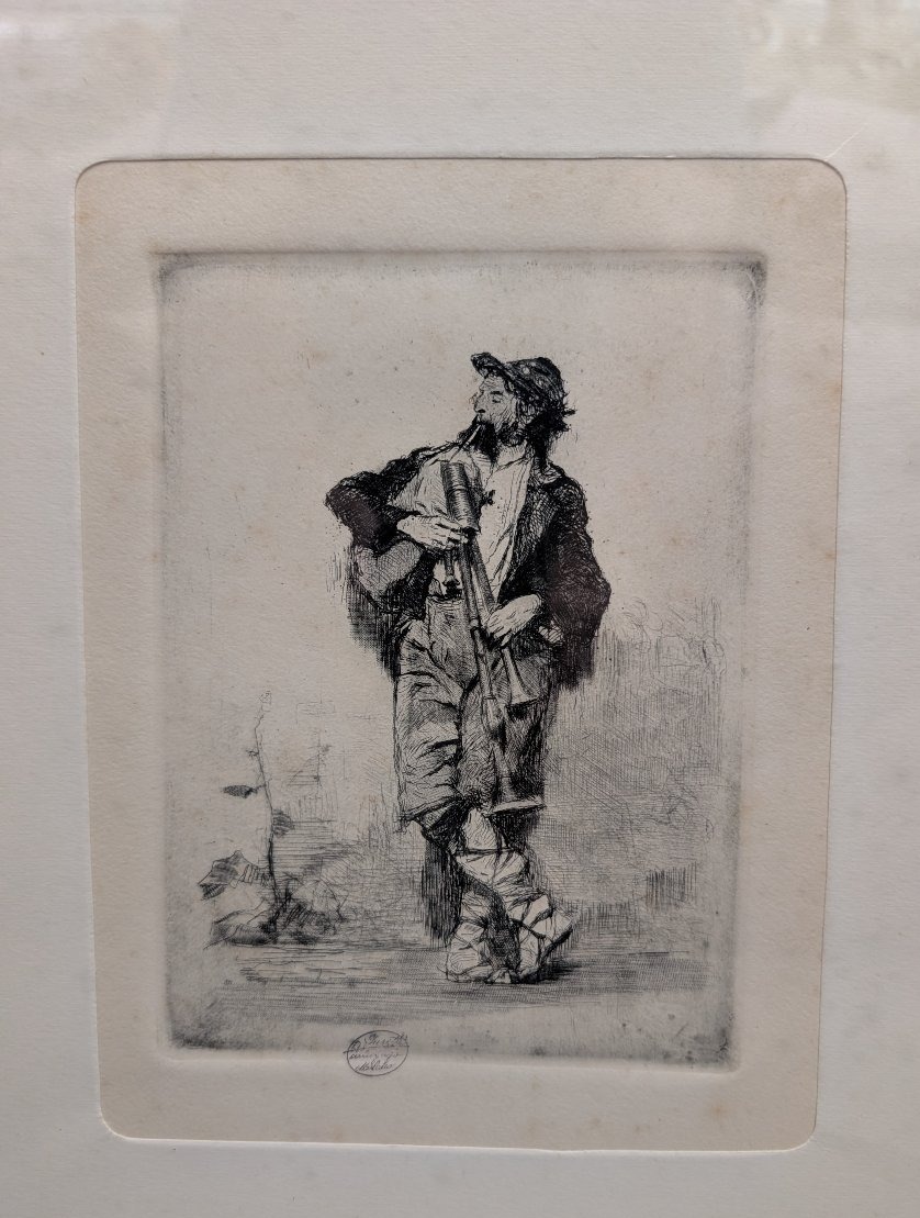 Mosè Bianchi 1840-1904– Lotto di tre acqueforti originali – Calcografia Antonio Fusetti, Mil-photo-2