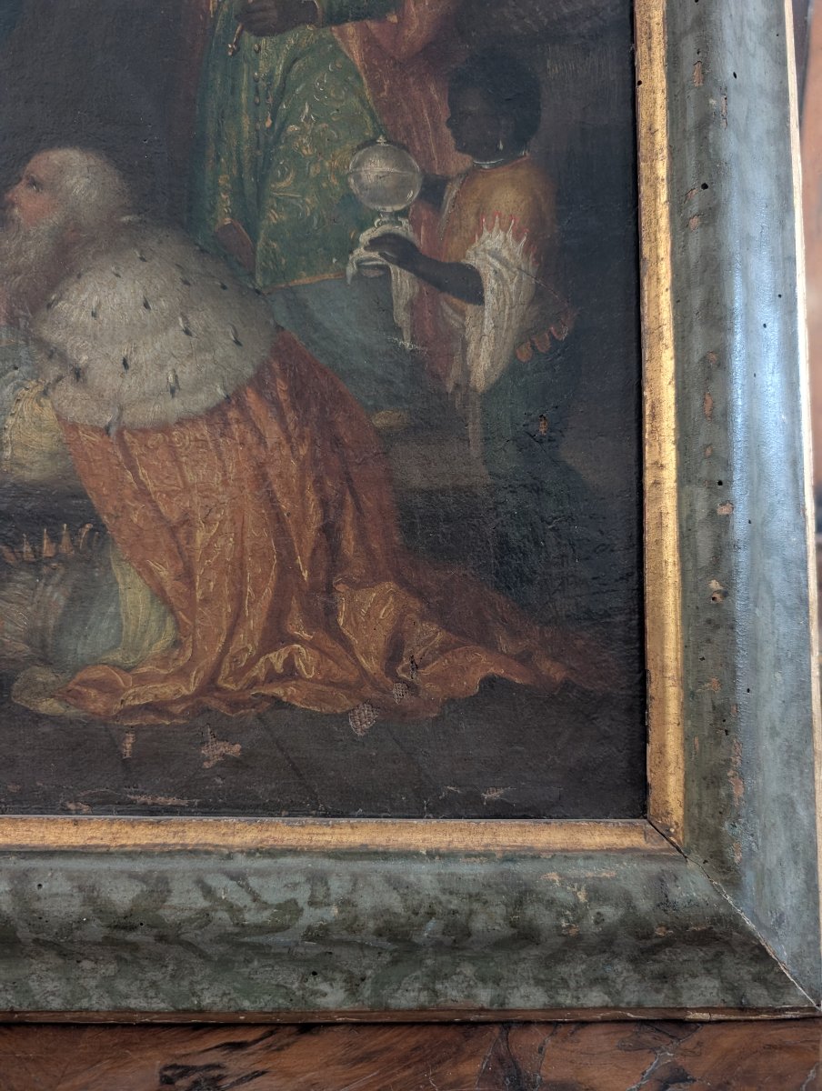 Adorazione dei Magi – Olio su tela – XVIII secolo-photo-5