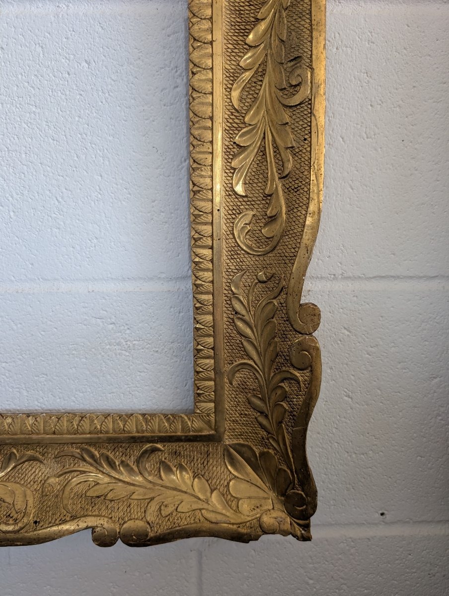 Cornice italiana in legno dorato – metà XIX secolo-photo-3