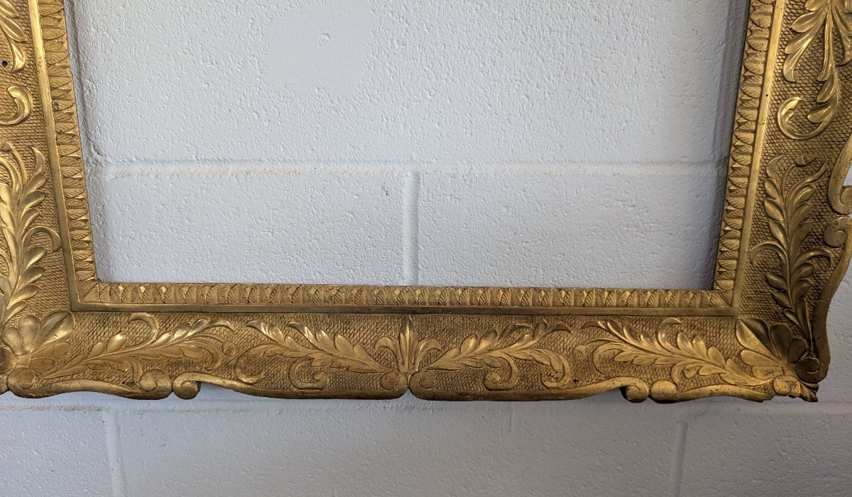 Cornice italiana in legno dorato – metà XIX secolo-photo-7