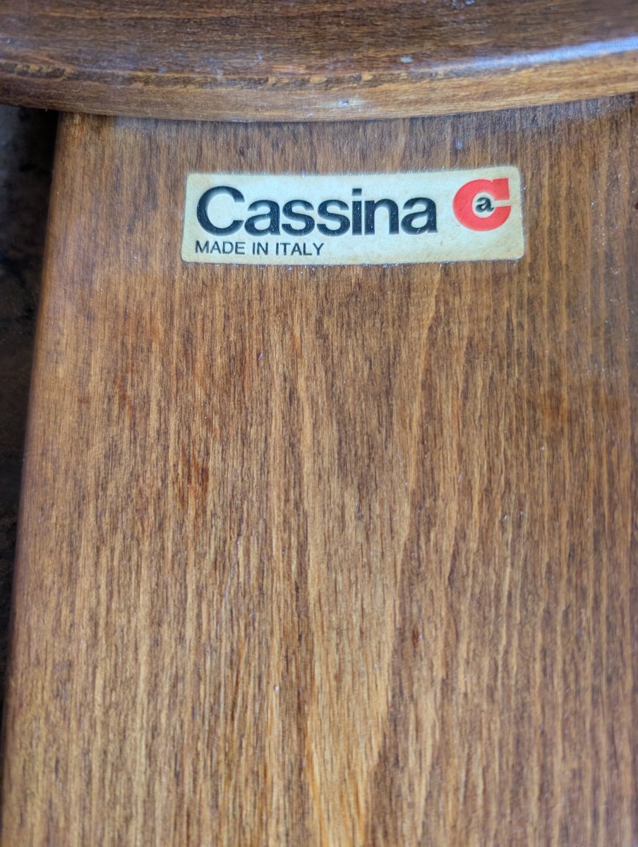 Quattro tavolini impilabili Gianfranco Frattini per Cassina – Modello 780 – Anni '60/'70-photo-3