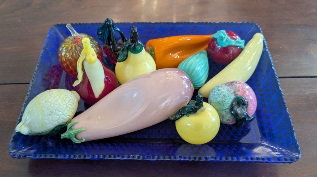 Centrotavola con frutta in vetro di Murano – Metà XX secolo-photo-2
