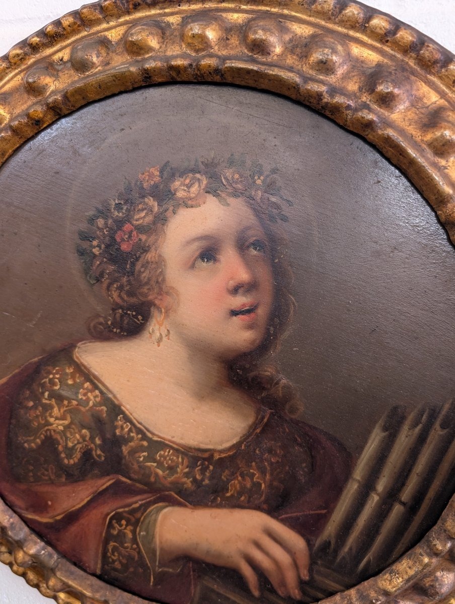 Santa Cecilia – Dipinto neoclassico della fine del XVIII secolo