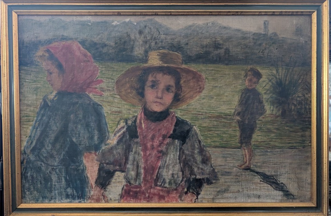 Carla Celesia di Vegliasco (1868–1939) – Figure in un paesaggio-photo-2