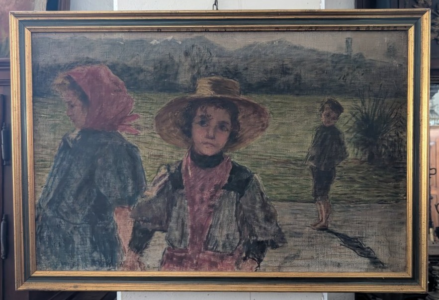 Carla Celesia di Vegliasco (1868–1939) – Figure in un paesaggio-photo-4
