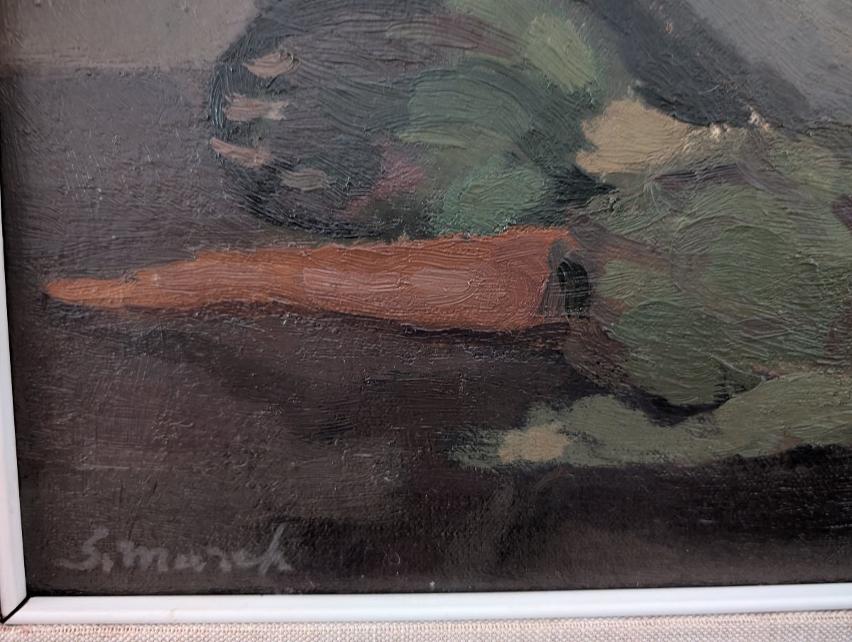Giovanni March – Natura morta con ortaggi e terraglia – 1967-photo-2