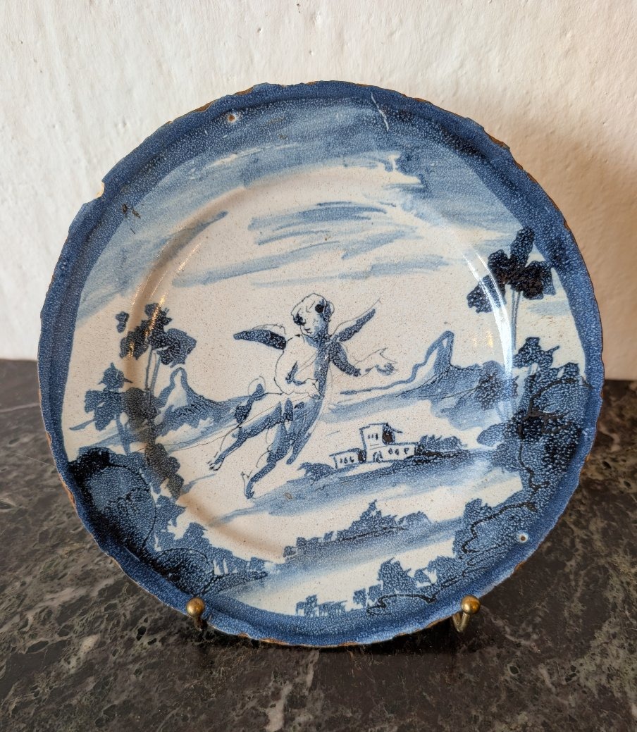 Piatto in maiolica di Savona – XVIII secolo