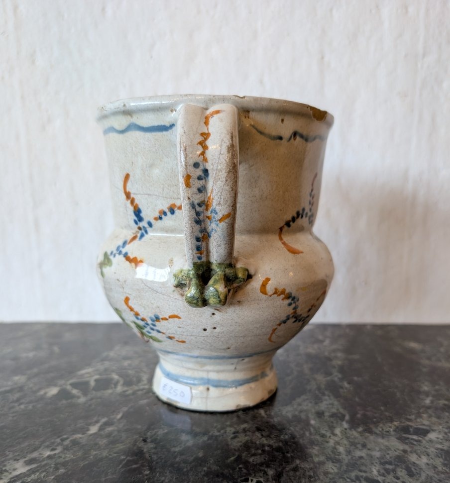 Brocca in maiolica policroma – Area ligure, XVIII secoloBrocca in maiolica policroma – Area lig-photo-4