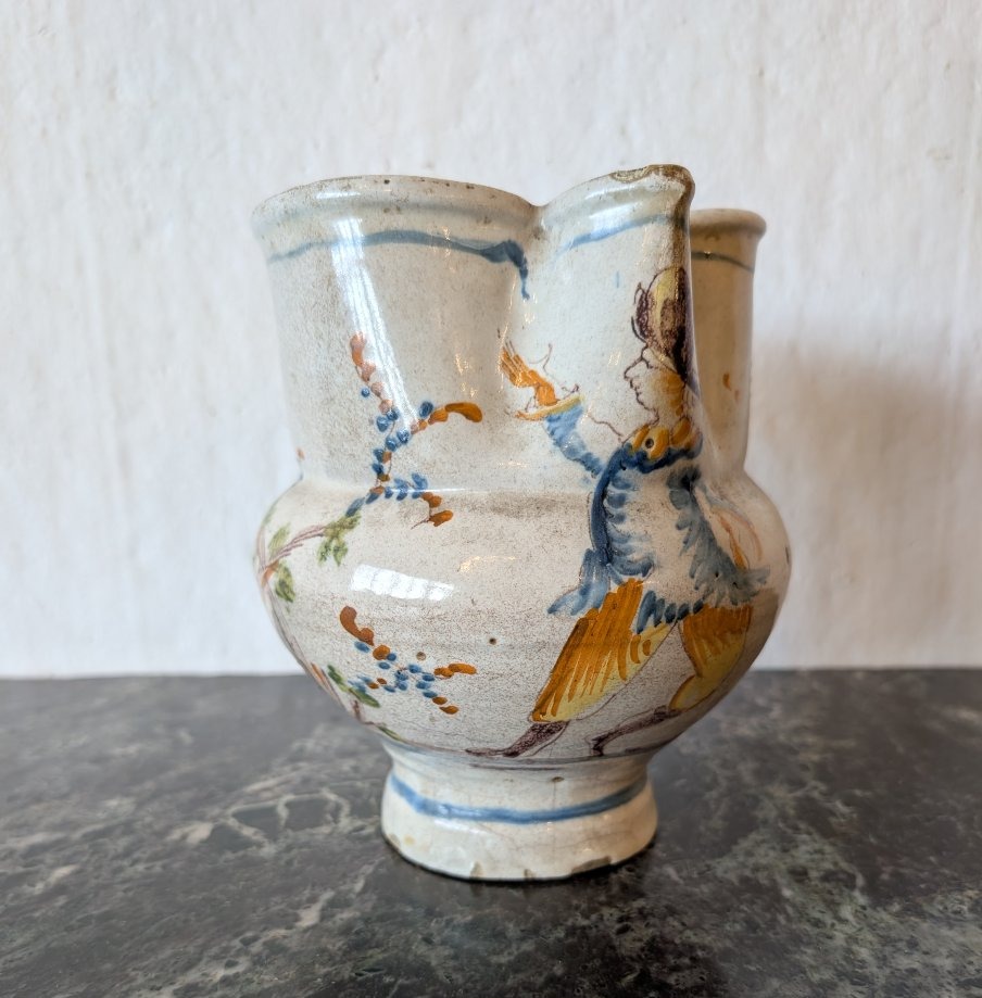 Brocca in maiolica policroma – Area ligure, XVIII secoloBrocca in maiolica policroma – Area lig-photo-2
