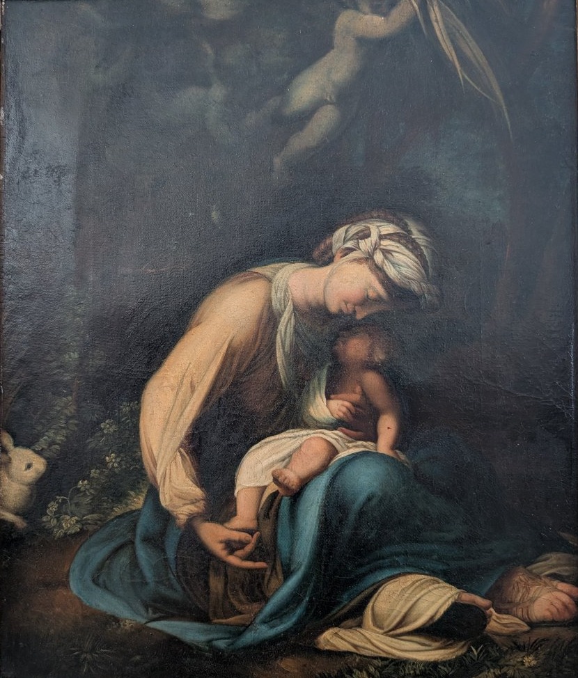 Madonna con Bambino – Olio su tela, inizi XIX secolo  -photo-4