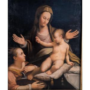 Madonna con bambino e Santa Caterina D'Alessandria