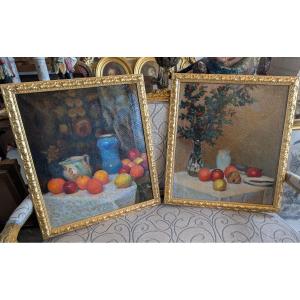  Coppia di Nature Morte – Primi anni del Novecento
