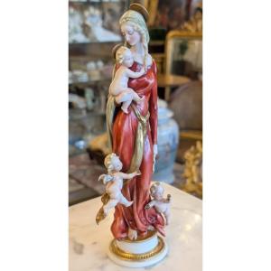 Giuseppe Cappè – Madonna con Bambino e putti in porcellana