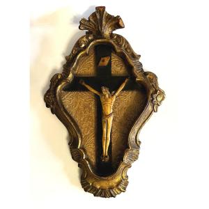 Louis XV Style Crucifix, 19th Century Period.