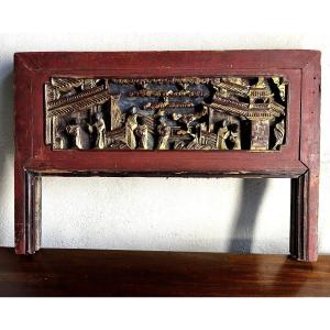 Carved Wooden Furniture Panel, China. 