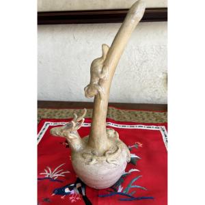 Ceramic Opium Pipe, Far East.