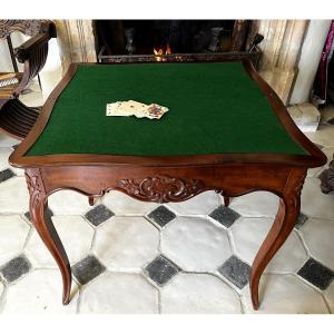 Louis XV Style Folding Games Table, 19th Century