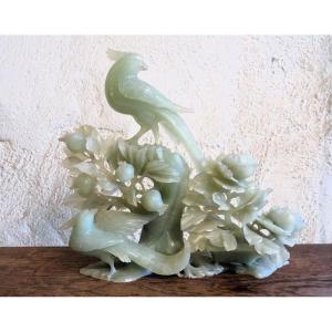 Large Group Of Birds In Serpentine, China, 20th Century.