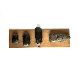 Collection Of 4 Polished Stone Axes, Neolithic.