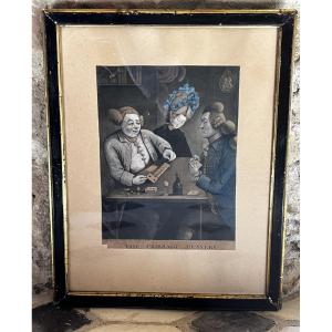 Pair Of English Satirical Engravings From The 18th Century.